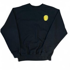 Black Punz Embroidered Crewneck Sweater